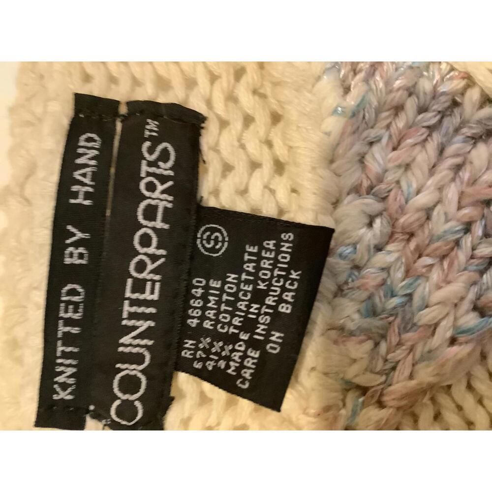 Hand-Knitted Patchwork Sweater Vest